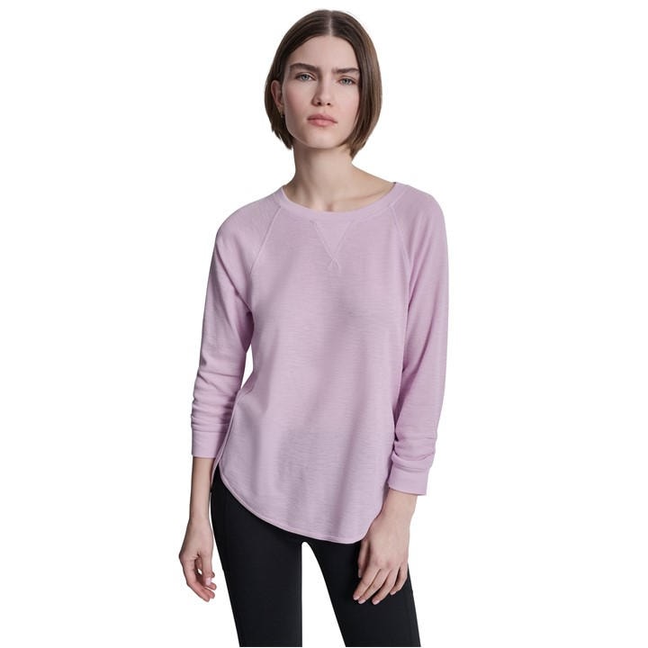 Dkny Women's Pink Slim Fit T-Shirt in Size 14, Sports Direct