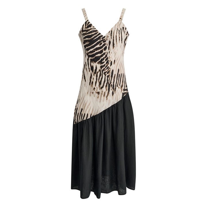 Dkny Women's Beige Long Maxi Dress in Size 10, Sports Direct