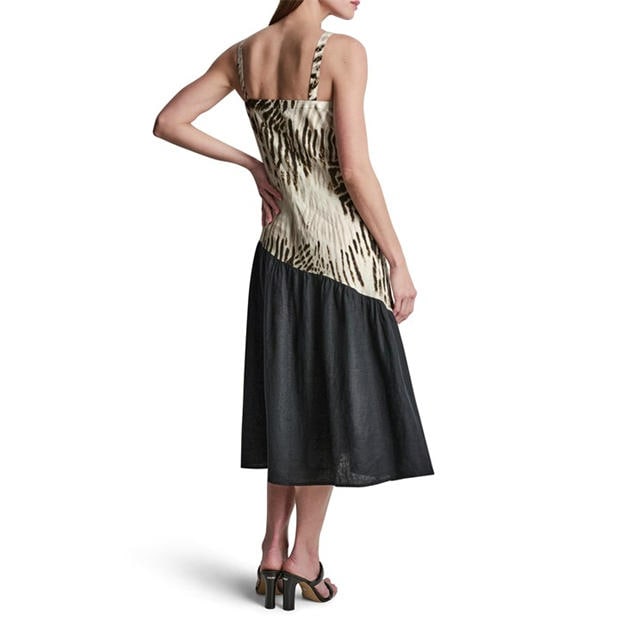 Sandbed/Black - DKNY - Women's Long Maxi Dress