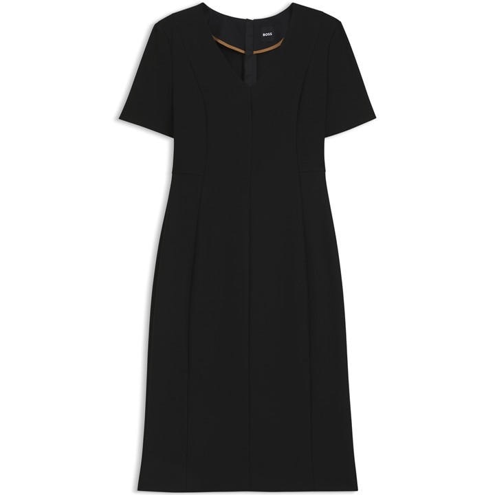 Boss Women's Black Damaisa T-Shirt Dress in Size 14, Sports Direct