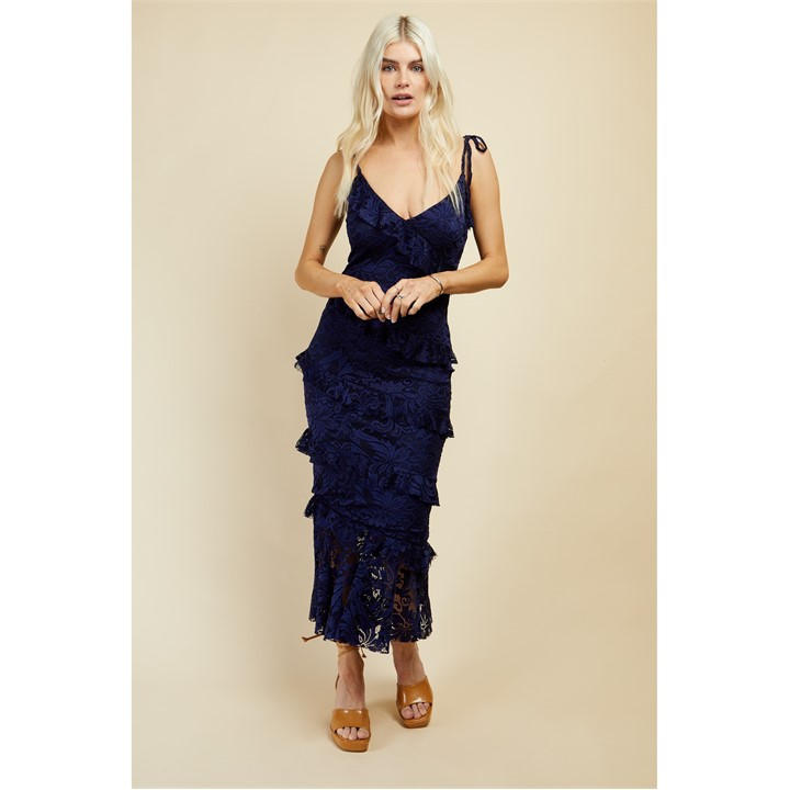 Little Mistress Women's Blue Maxi Dress in Size 10, Sports Direct