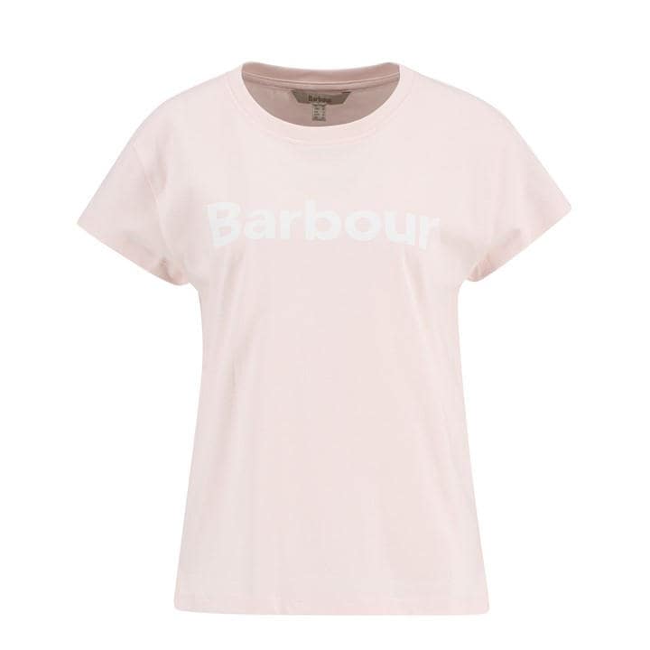 Barbour Women's Pink Hartland T-Shirt in Size 16, Sports Direct