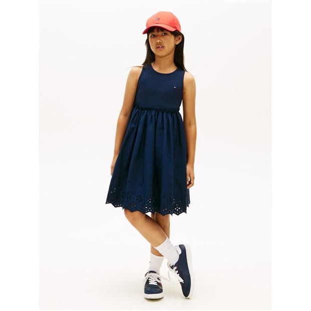 Night Navy C1G - Tommy Hilfiger - Kids' Smock Dress