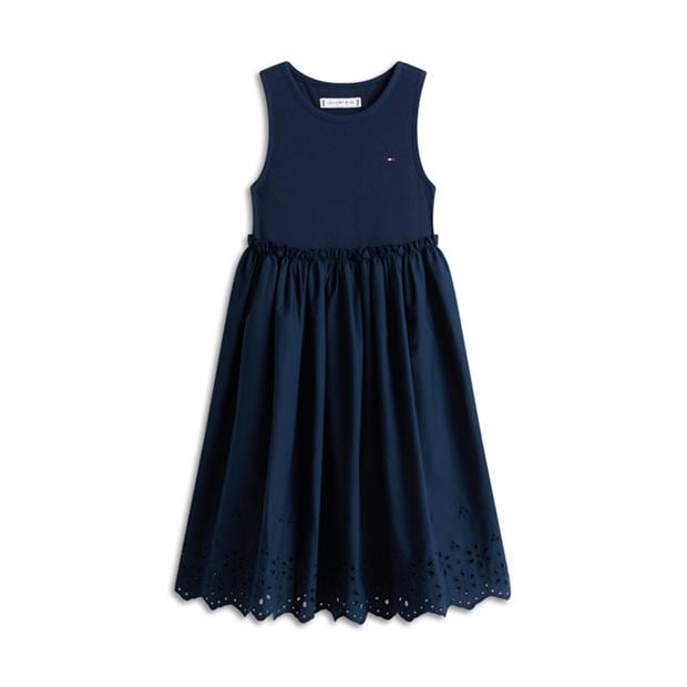Night Navy C1G - Tommy Hilfiger - Kids' Smock Dress