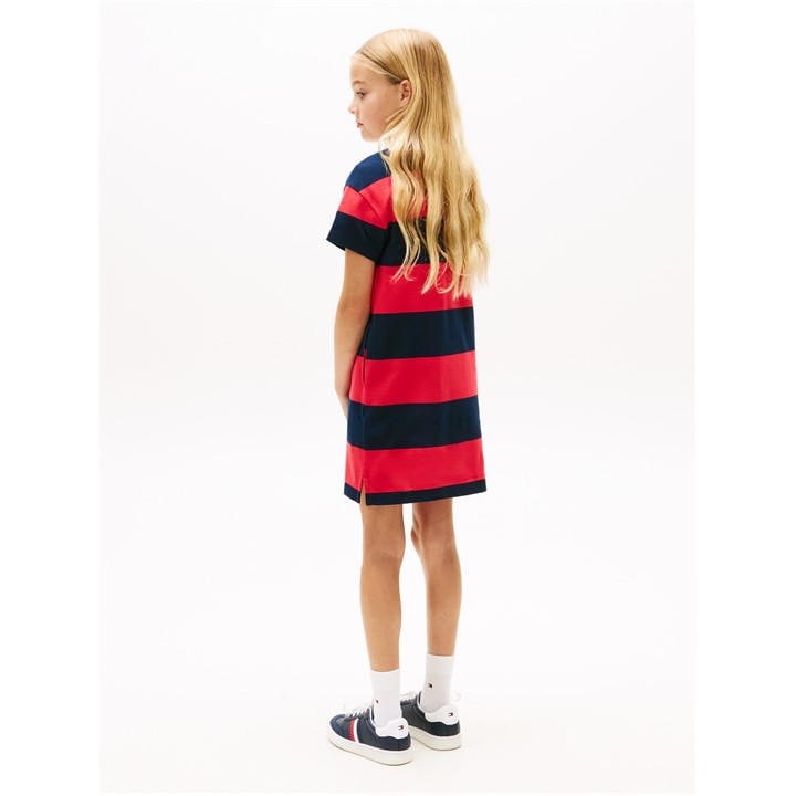 Tommy Hilfiger Girls Blue Kids' Polo Dress in Size 9 - 10 Years, Sports Direct