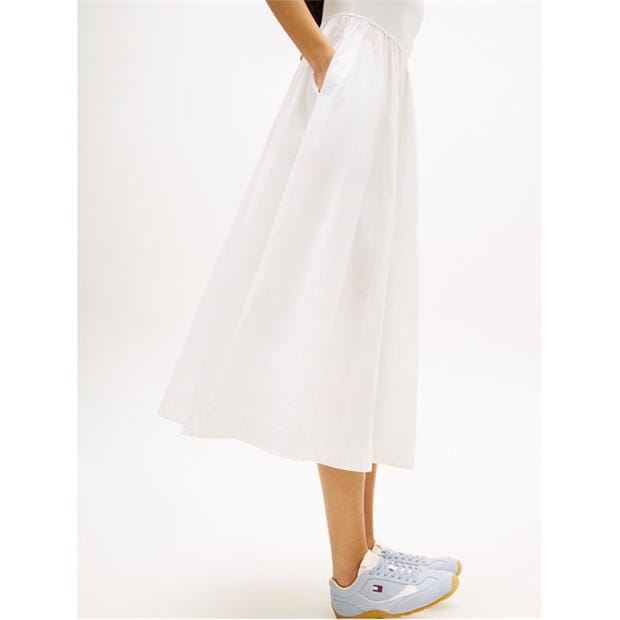 Ecru - Tommy Jeans - Women's Long Maxi Dress