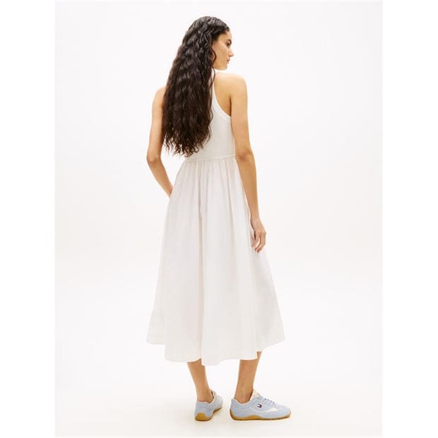 Ecru - Tommy Jeans - Women's Long Maxi Dress