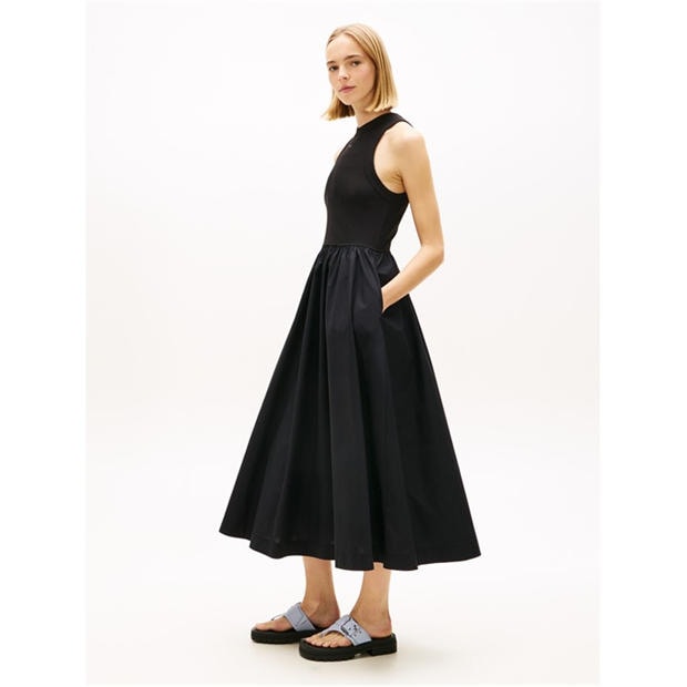 Black - Tommy Jeans - Women's Long Maxi Dress