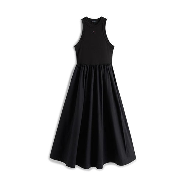 Black - Tommy Jeans - Women's Long Maxi Dress