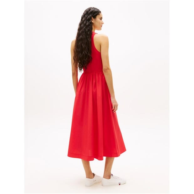 Red Alert - Tommy Jeans - Women's Long Maxi Dress