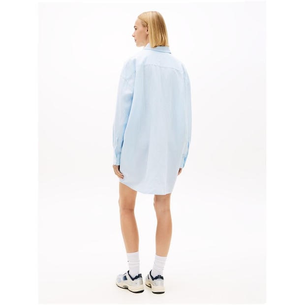 Powd Blue/Str - Tommy Jeans - Women's Shirt Dress