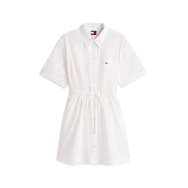 Ecru - Tommy Jeans - Women's Shirt Dress
