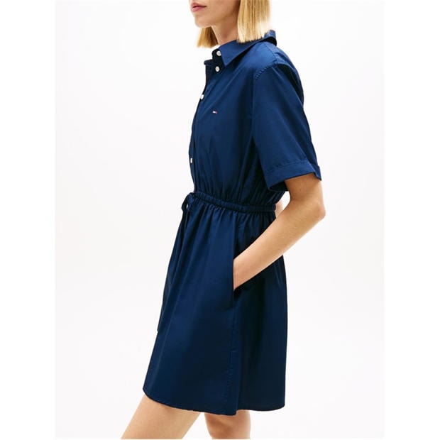 Dark Night Navy - Tommy Jeans - Women's Shirt Dress