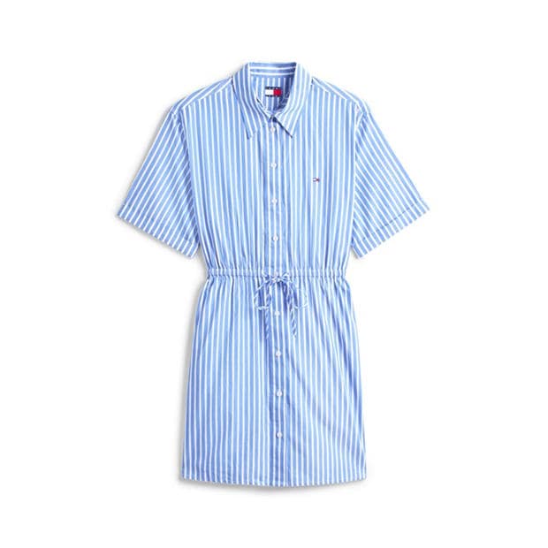 Emp Blue/St - Tommy Jeans - Women's Shirt Dress