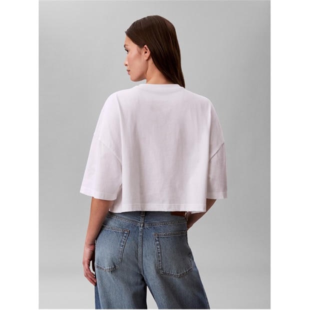 Bright White - Calvin Klein Jeans - Women's Oversized T-Shirt