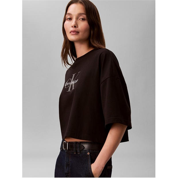 Black - Calvin Klein Jeans - Women's Oversized T-Shirt
