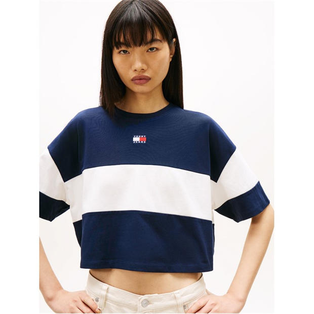 Dark Night Navy - Tommy Jeans - Women's Oversized T-Shirt
