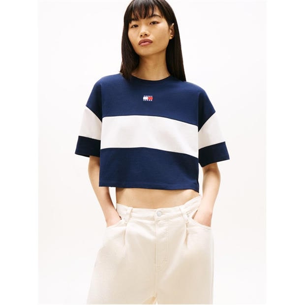 Dark Night Navy - Tommy Jeans - Women's Oversized T-Shirt