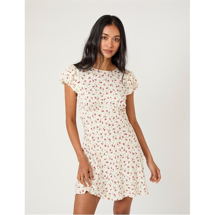Nobodys  Women's White Nc Maggie Mini Dress in Size 8, Sports Direct