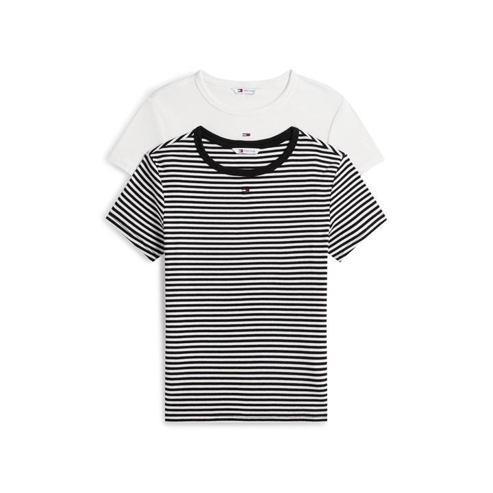 Tommy Jeans Women's  T-Shirt in Size 16, Sports Direct