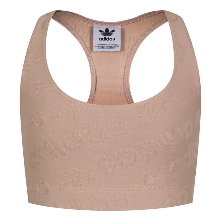 Adidas Originals Women's Brown Originals Racer Back Crop Top in Size 8, Sports Direct