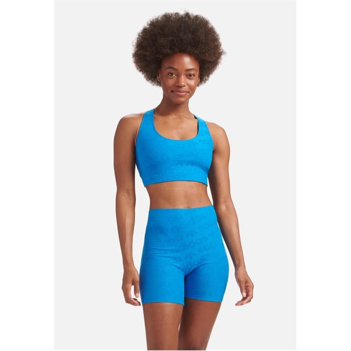 Adidas Originals Women's Blue Originals Racer Back Crop Top in Size 16, Sports Direct