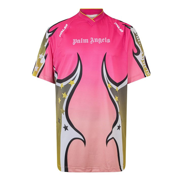 Palm Angels Women's Pink T-Shirt Dress in Size 16, Sports Direct