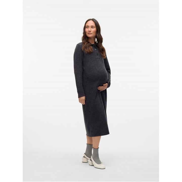 Mamalicious Women's Black Mama Maxi Dress in Size 14, Sports Direct