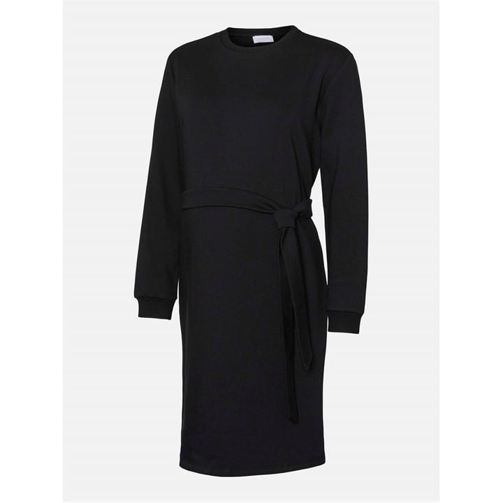 Mamalicious Women's Black Mama Mini Dress in Size 16, Sports Direct