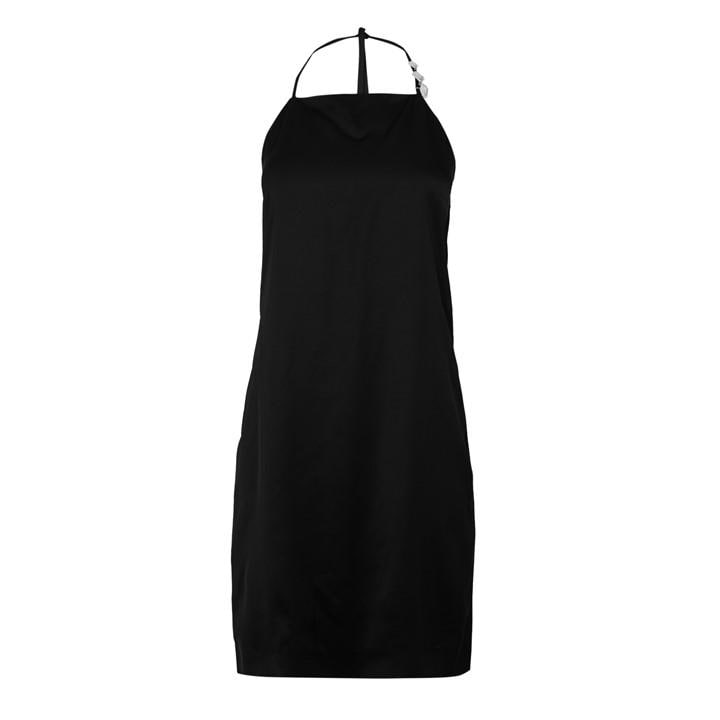 Boss Women's Black Dekani Hc Long Maxi Dress in Size 12, Sports Direct