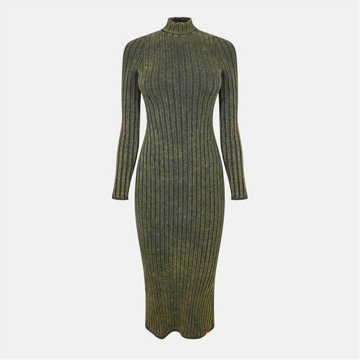 Diesel Women's Grey D-Wavya Midi Dress, Sports Direct