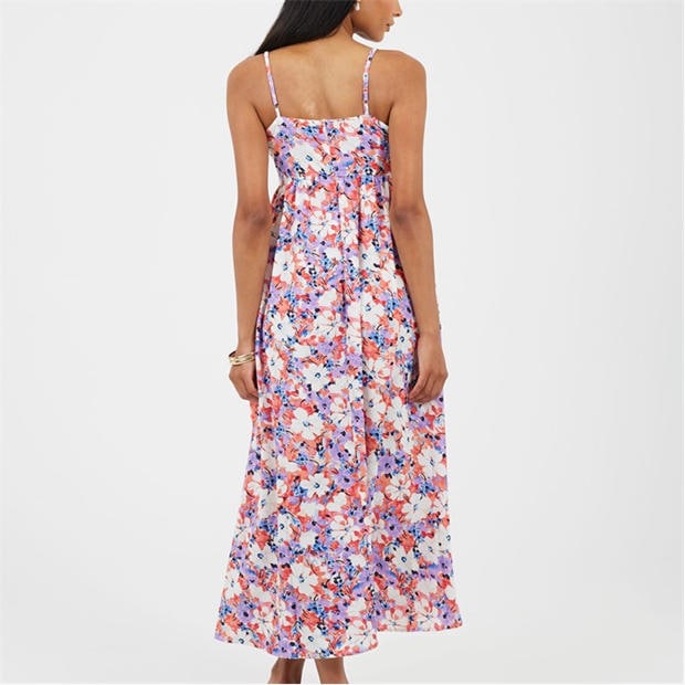 Корал/Лилаво - Brave Soul - Women's Strappy A Line Dress