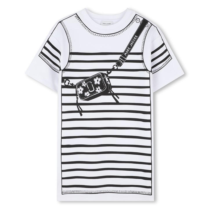 Marc Jacobs Girls White Kids' T-Shirt Dress in Size 8 - 9 Years, Sports Direct