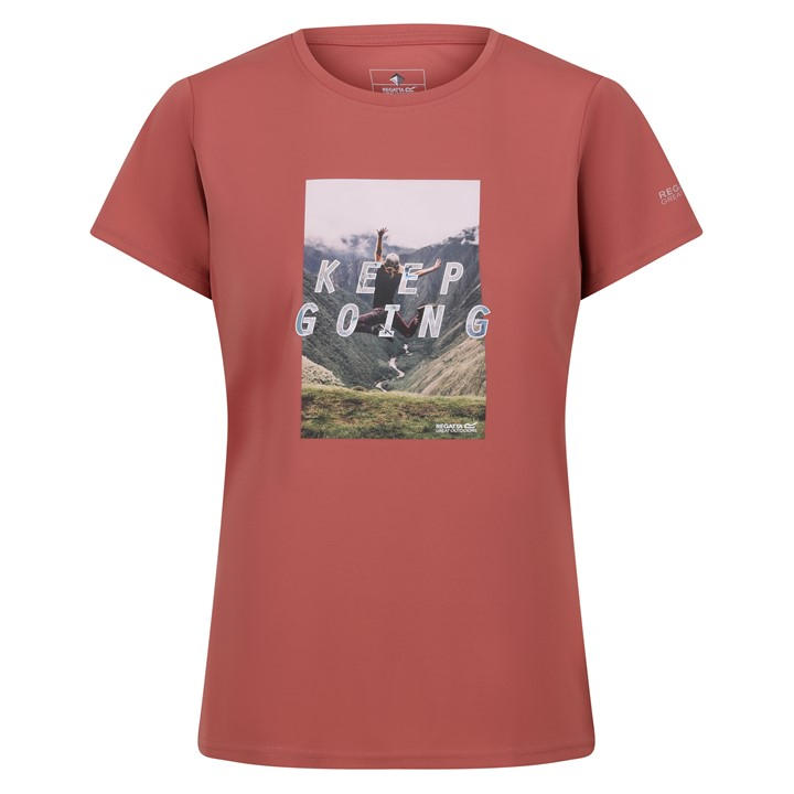 Regatta Women's Pink Fingal T-Shirt in Size 8, Sports Direct