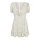 White Ditsy