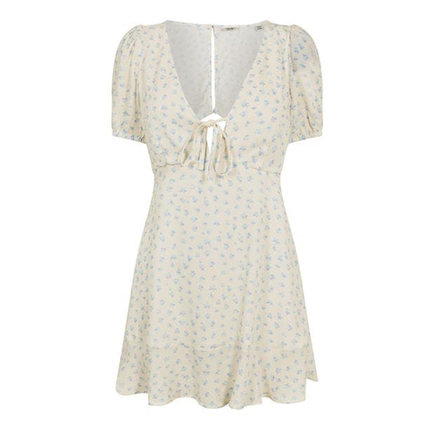 White Ditsy - Jack Wills - Women's Mini Dress