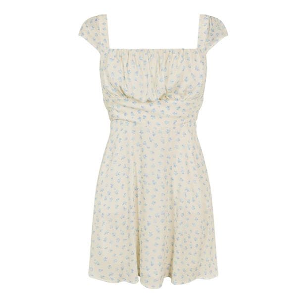 White Ditsy - Jack Wills - Women's Mini Dress