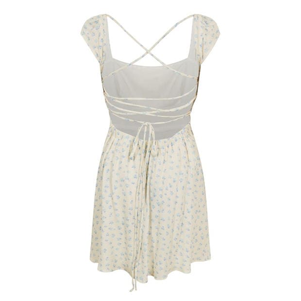 White Ditsy - Jack Wills - Women's Mini Dress