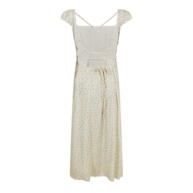 White Ditsy - Jack Wills - Women's Long Maxi Dress