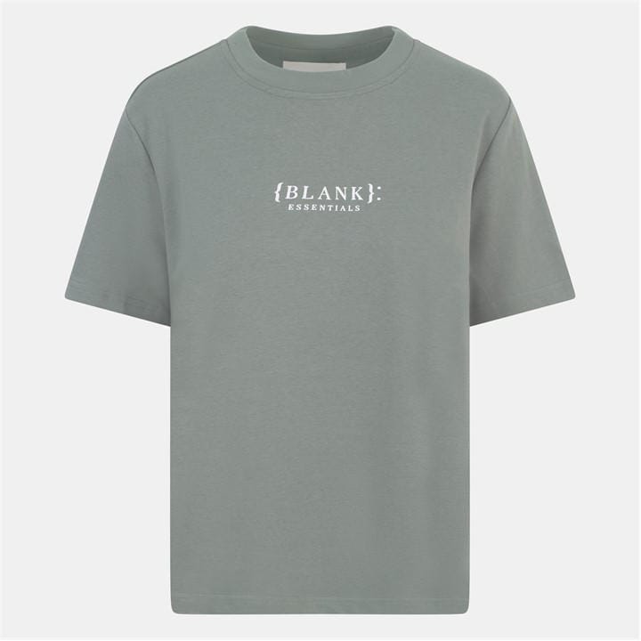 Blank Essentials Women's Green Blank E Core Puff Print T-Shirt in Size 12, Sports Direct