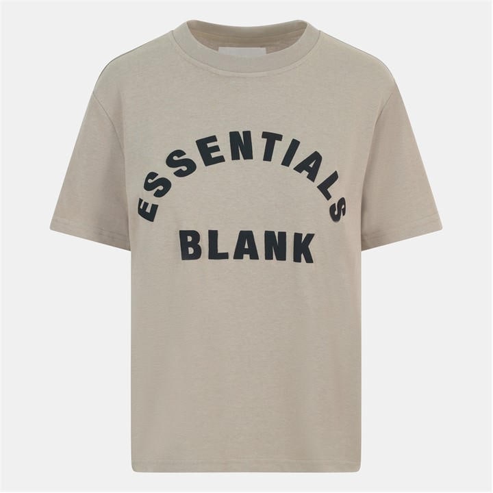 Blank Essentials Women's Beige Blank Arched Print Puff T-Shirt in Size 12, Sports Direct