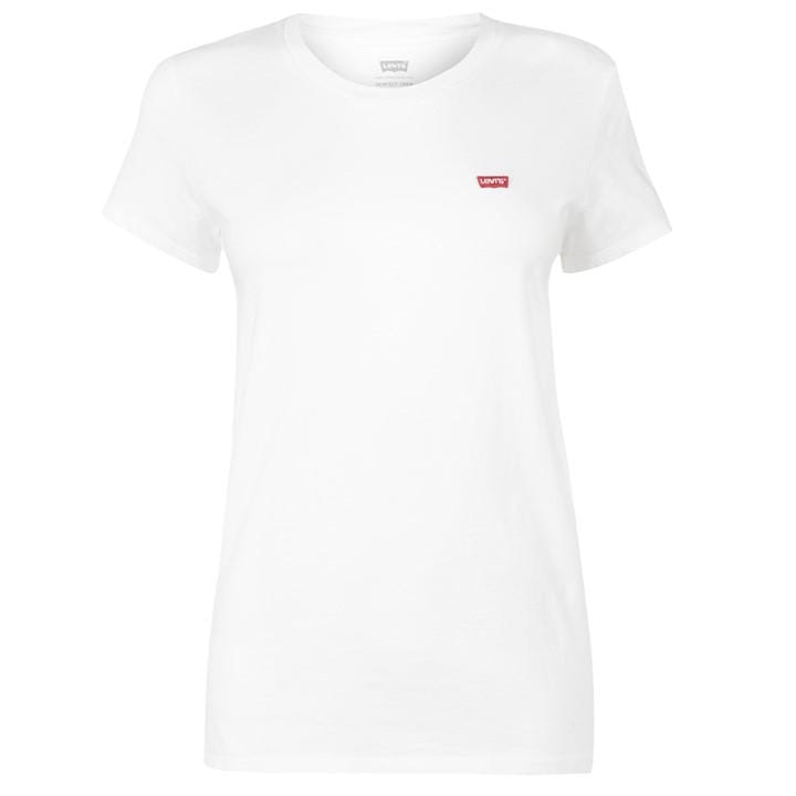 Levis Women's White Perfect Tee in Size 10, Sports Direct