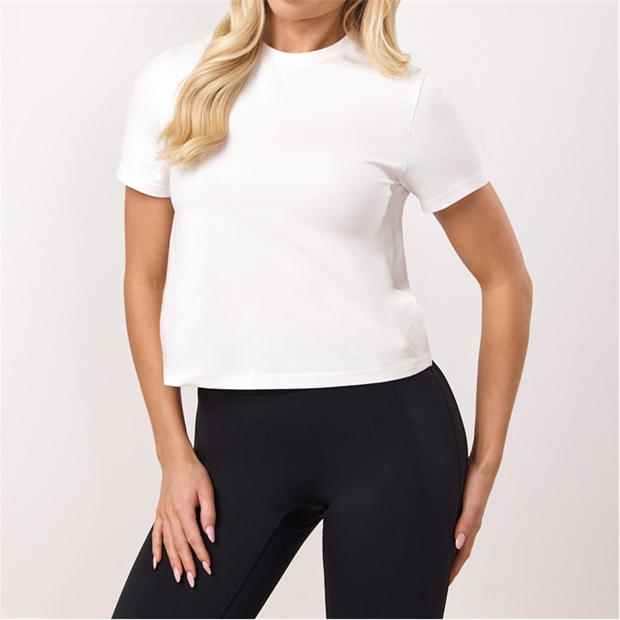 Cream - Gym King - Gym King Victory Jersey Cap Sleeve Tee - White