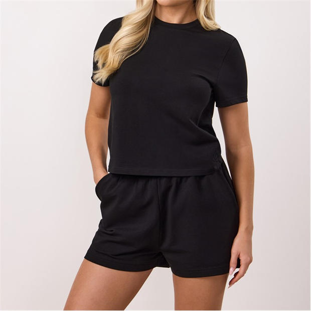 Black - Gym King - Gym King Victory Jersey Cap Sleeve Tee - White