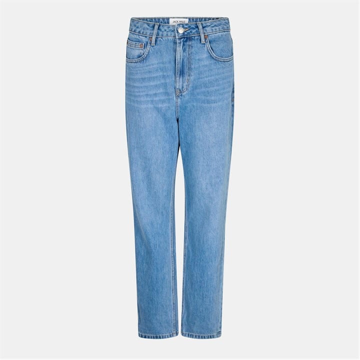 Jack Wills Women's Blue Maddie High Rise Jeans in Size 24 L32, Sports Direct