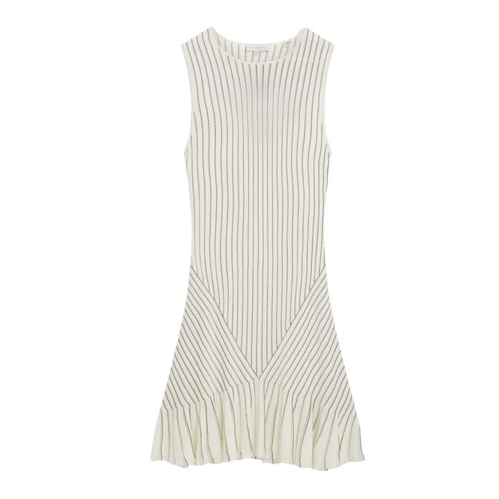 Ted Baker Women's Cream Knitted Mini Dress in Size 14, Sports Direct