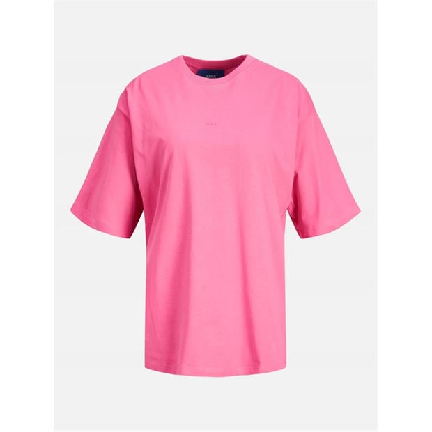 Carmine Rose - JJXX - Andrea Loose Logo T-Shirt Ladies