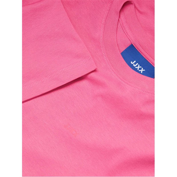 Carmine Rose - JJXX - Andrea Loose Logo T-Shirt Ladies