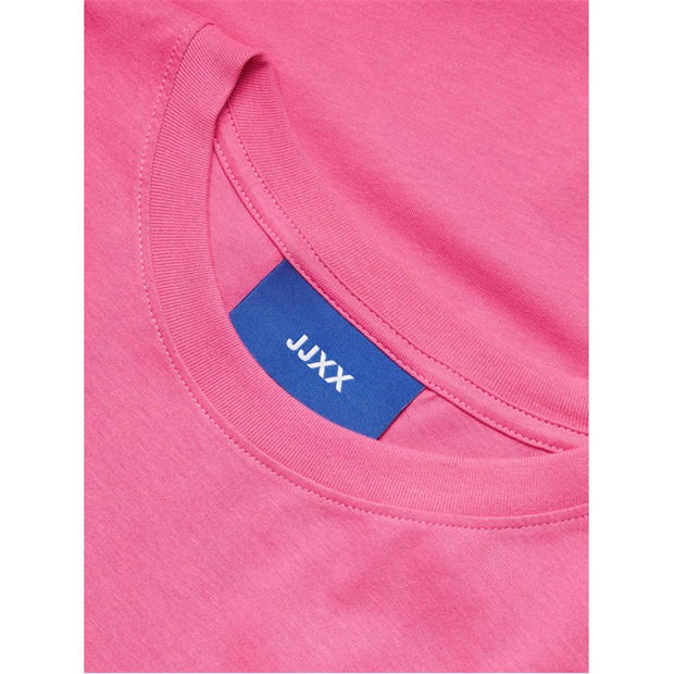 Carmine Rose - JJXX - Andrea Loose Logo T-Shirt Ladies