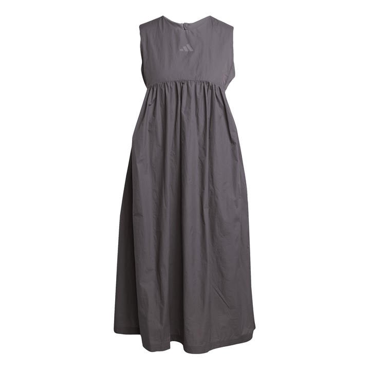 Adidas Women's Grey Long Maxi Dress in Size 2XS, Sports Direct